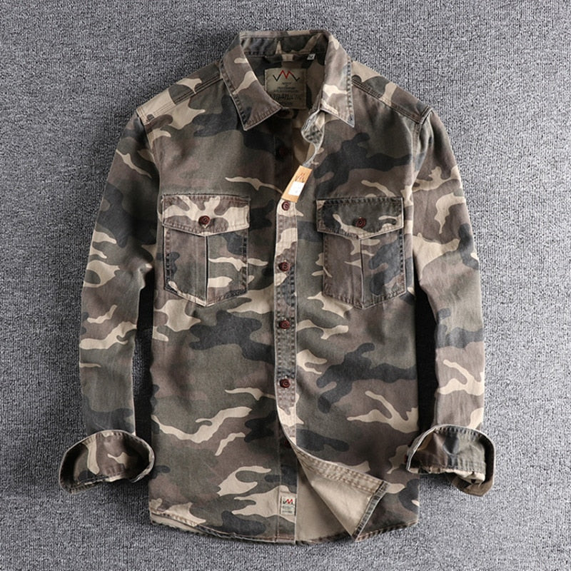 Kings Cross Camo Button Up Shirt