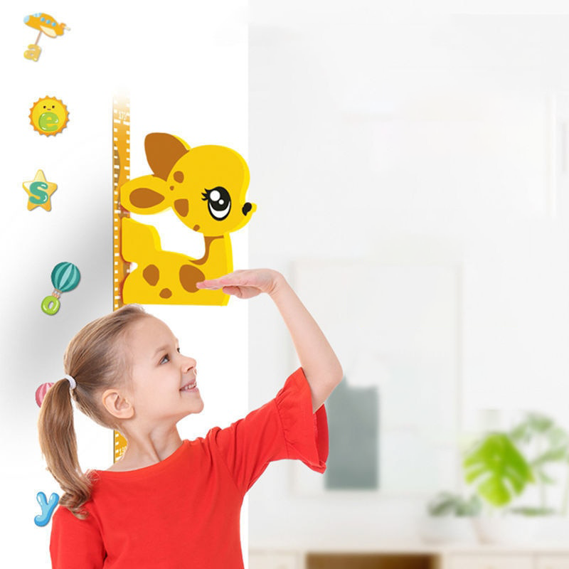 Kids Cute Animal Height Chart