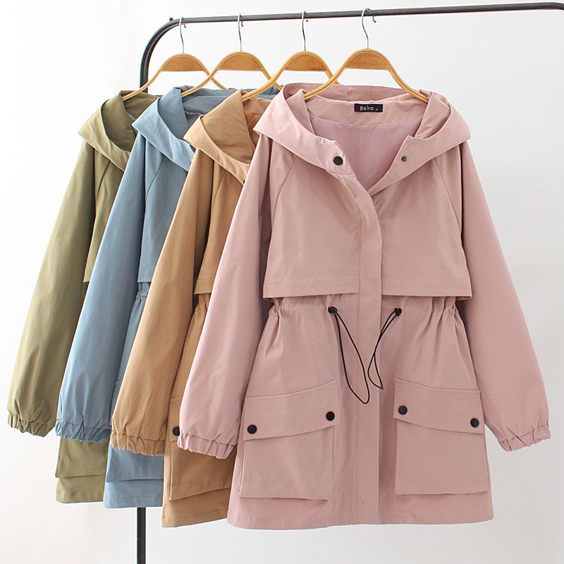 Damaris Minimalist Hooded Coat