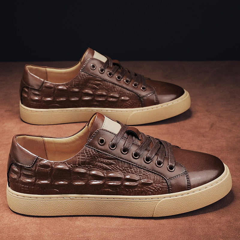 Milano-Calou Vintage Leather Sneaker