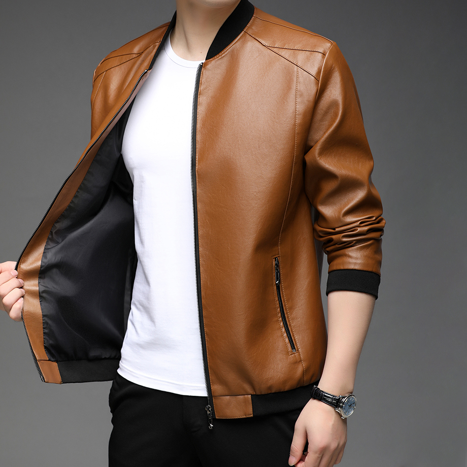 Theodore Henry Elegant Leather Jacket