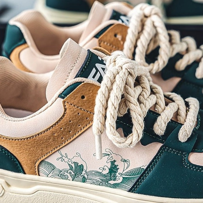 Brooklyn Vulcanized Lace-Up Sneaker