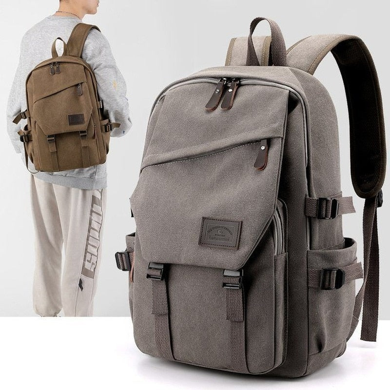 Brooklyn Vintage Canvas Backpack