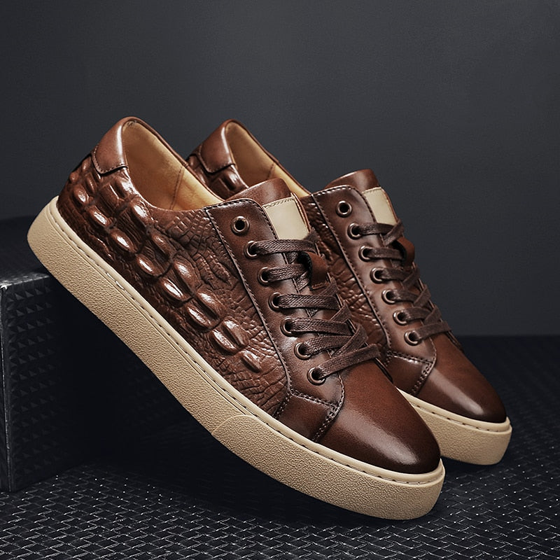 Milano-Calou Vintage Leather Sneaker