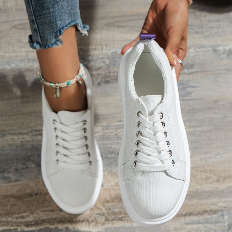 Damaris Classic Canvas Platform Sneaker