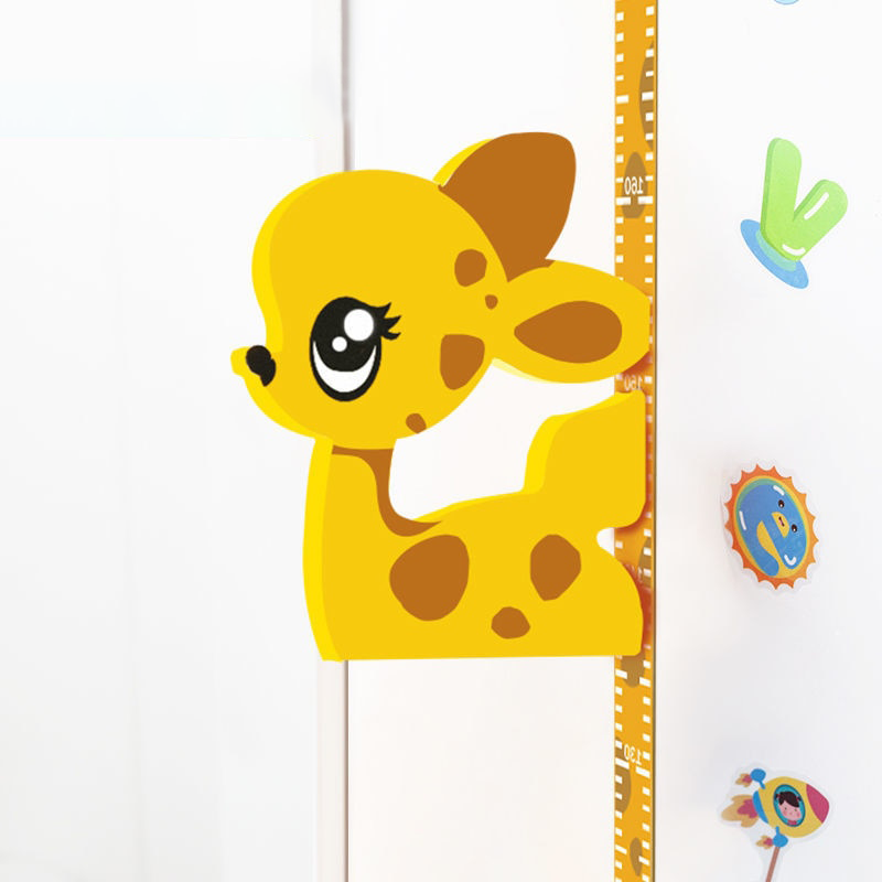 Kids Cute Animal Height Chart