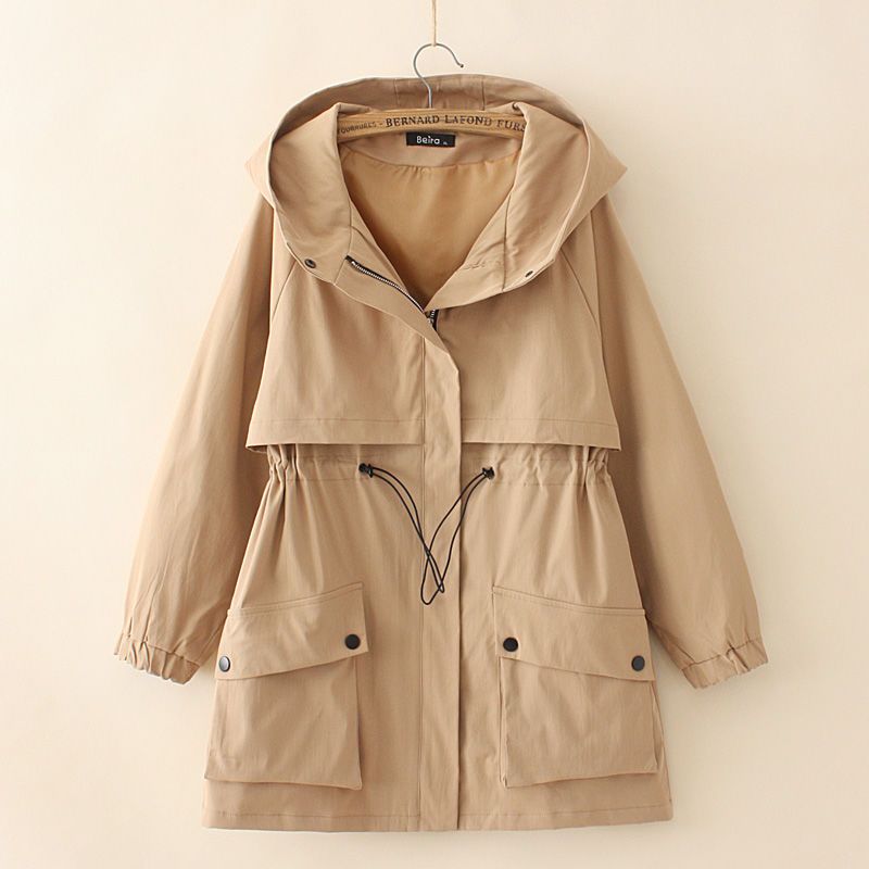 Damaris Minimalist Hooded Coat