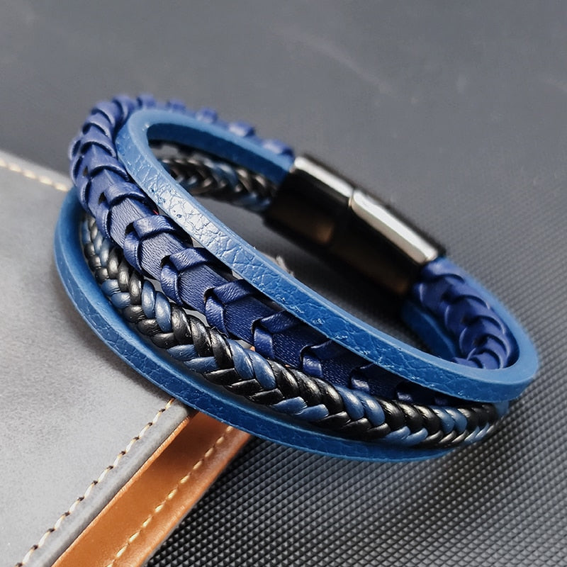 Cleo Classic Layered Leather Bracelet