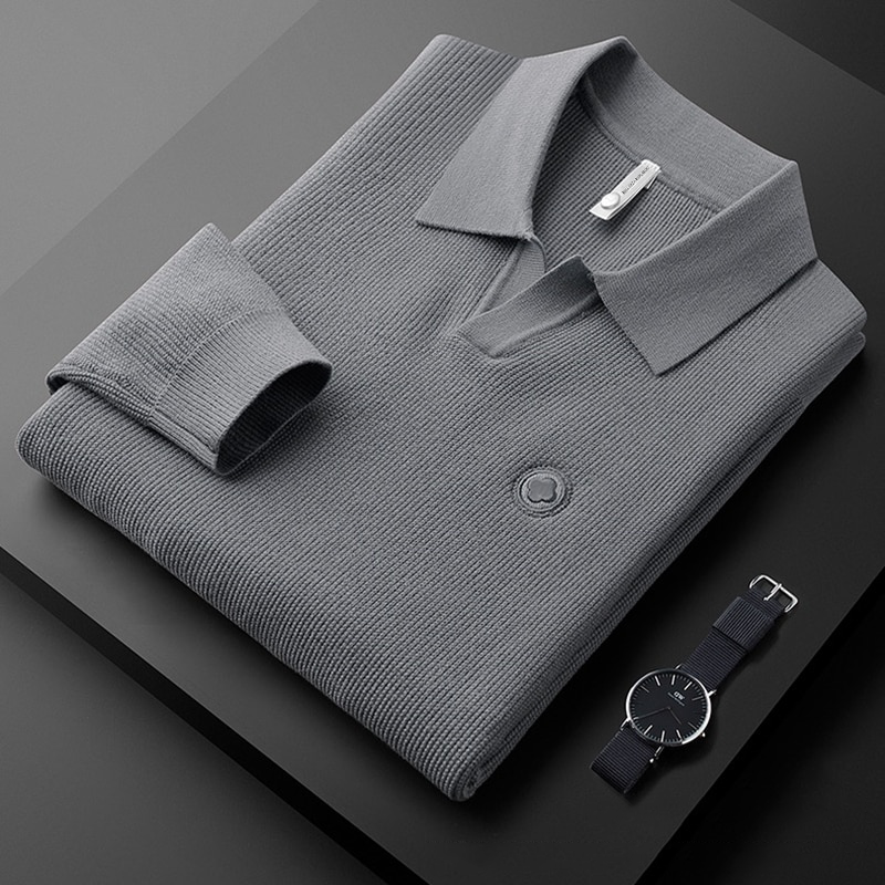 Brooklyn Comfy Knitted Polo Shirt