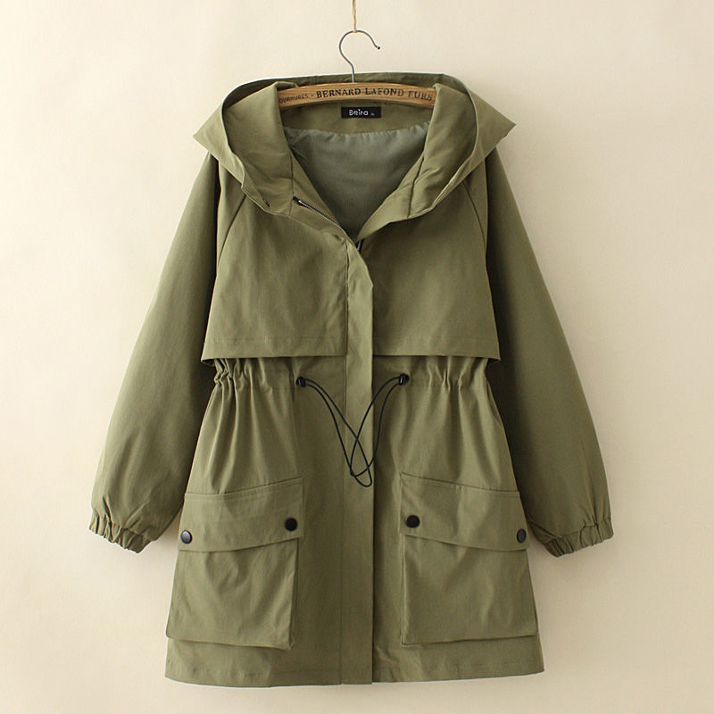 Damaris Minimalist Hooded Coat