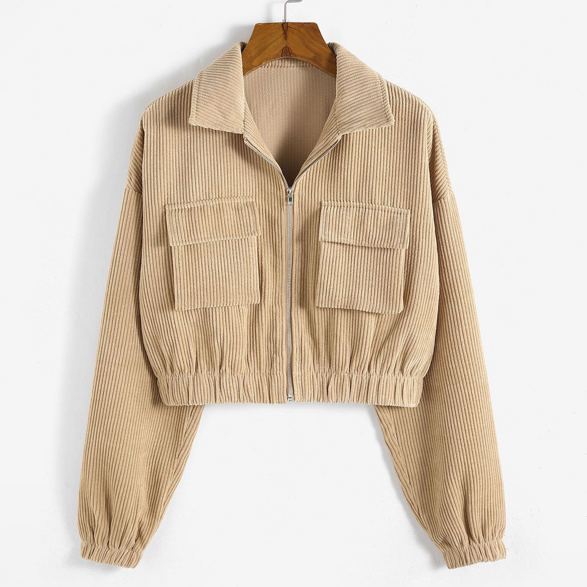 Loralie Chic Cropped Corduroy Jacket
