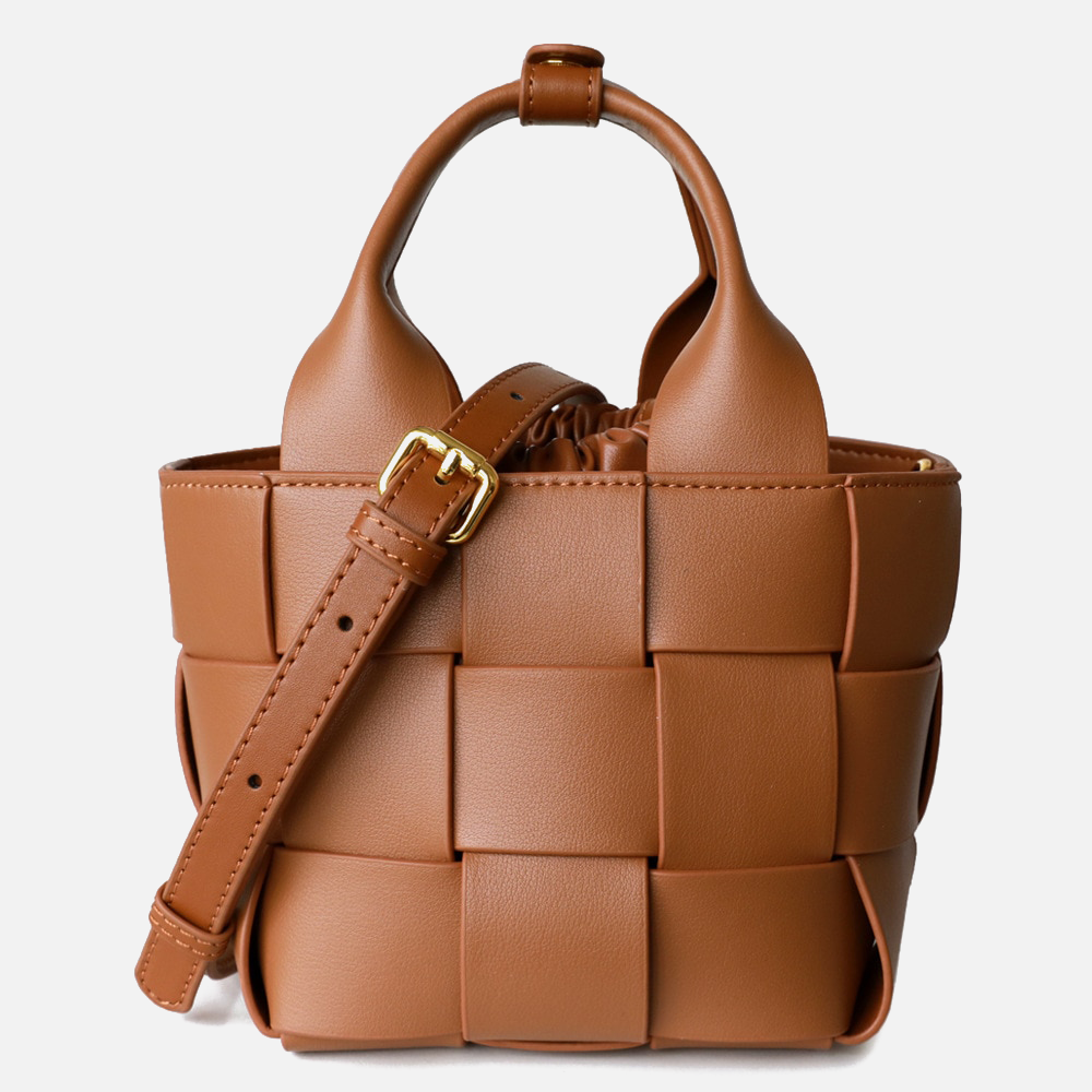 Emilia-Calou Luxe Leather Bucket Bag