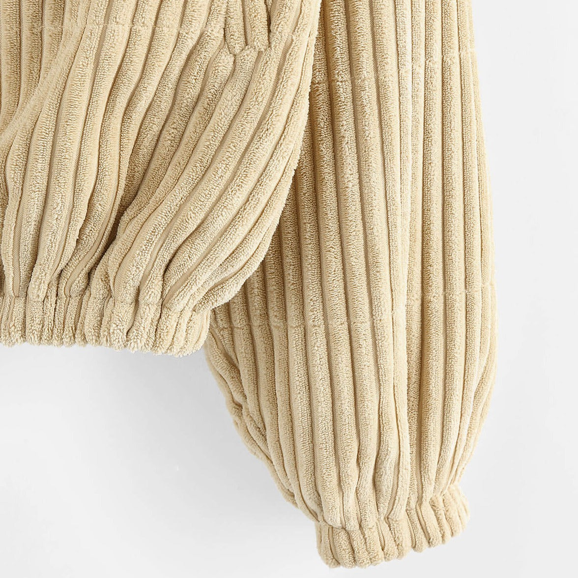 Calienne Chic Cropped Corduroy Jacket