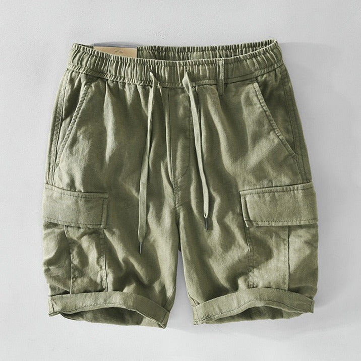 Arius Breezy Linen Cargo Shorts