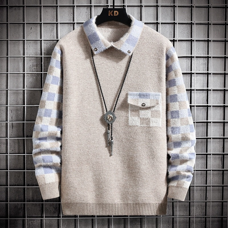 Saint Morris Cozy Collared Sweater