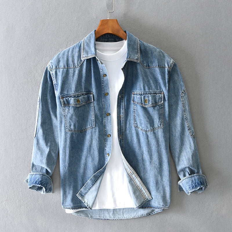 Napoliani Litebreeze™ Classic Denim Shirt