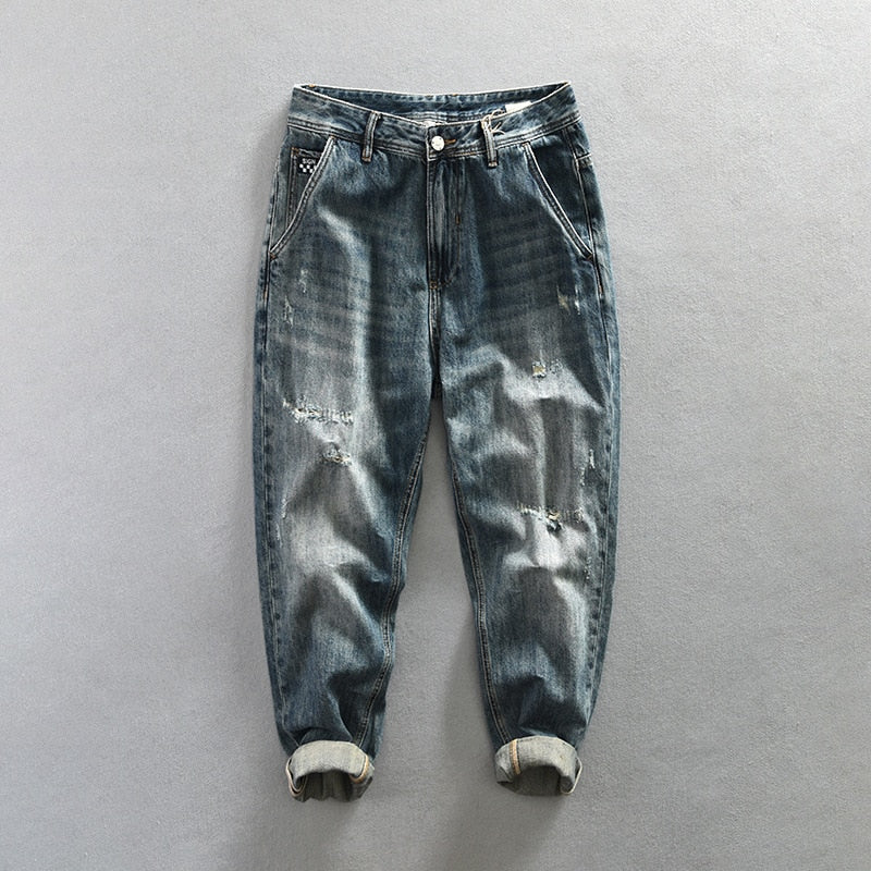 Russel-Etrou Modish Tattered Jeans