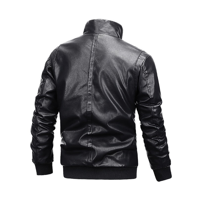 Tom Harding Leather Biker Jacket