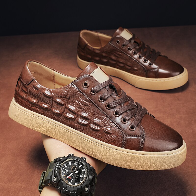 Milano-Calou Vintage Leather Sneaker