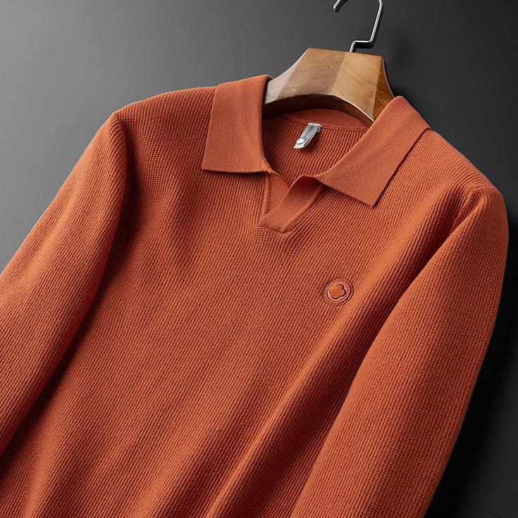 Brooklyn Comfy Knitted Polo Shirt