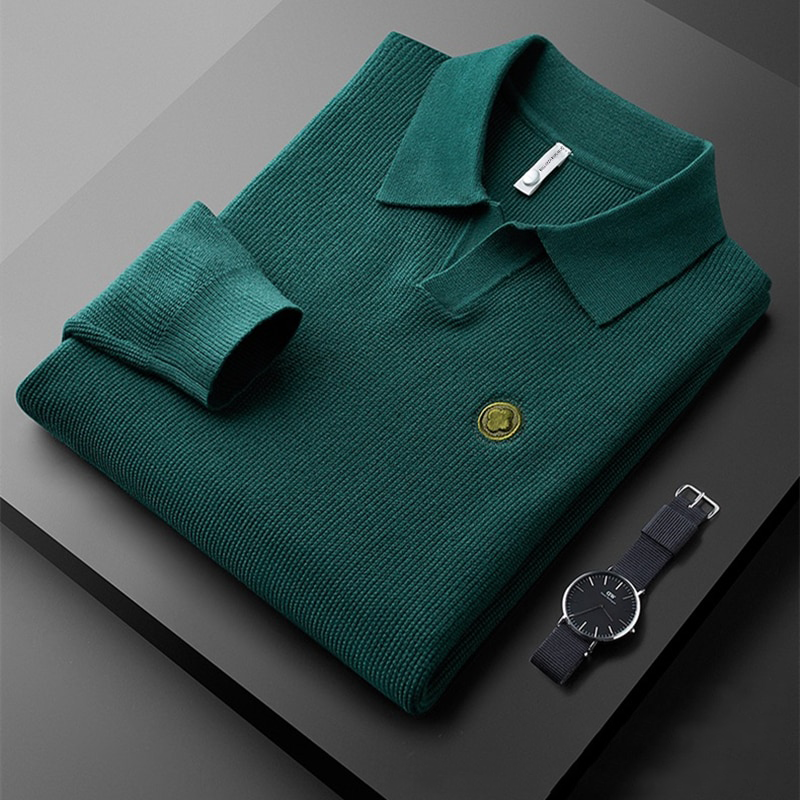 Brooklyn Comfy Knitted Polo Shirt