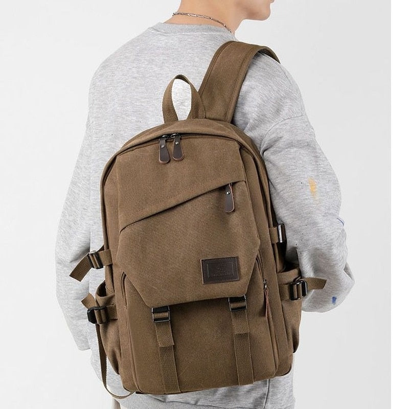 Brooklyn Vintage Canvas Backpack