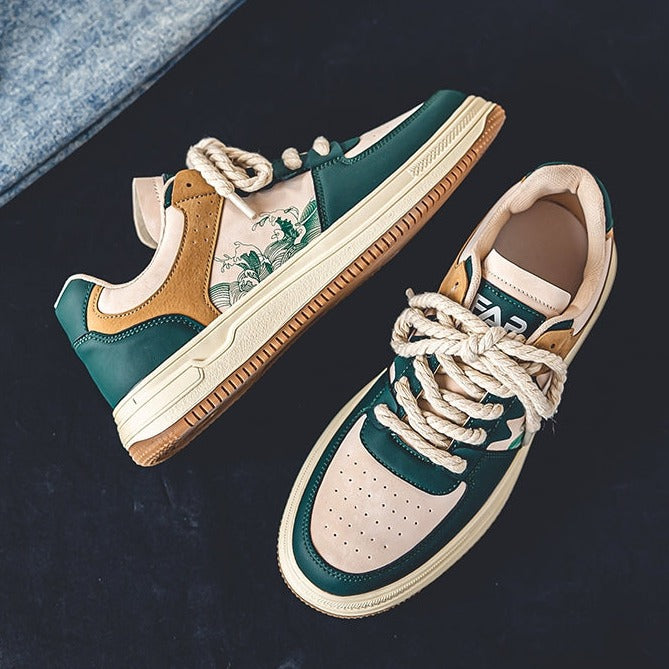 Brooklyn Vulcanized Lace-Up Sneaker