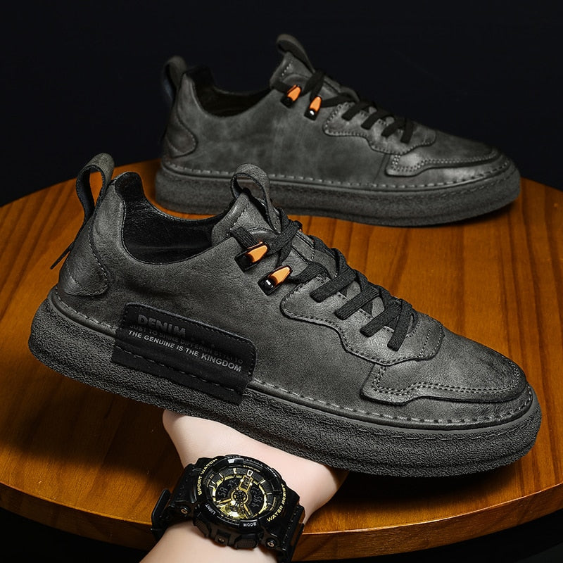 Milano-Calou Comfy Leather Sneaker