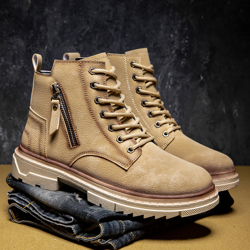 Russel-Etrou Sturdy Leather Boots