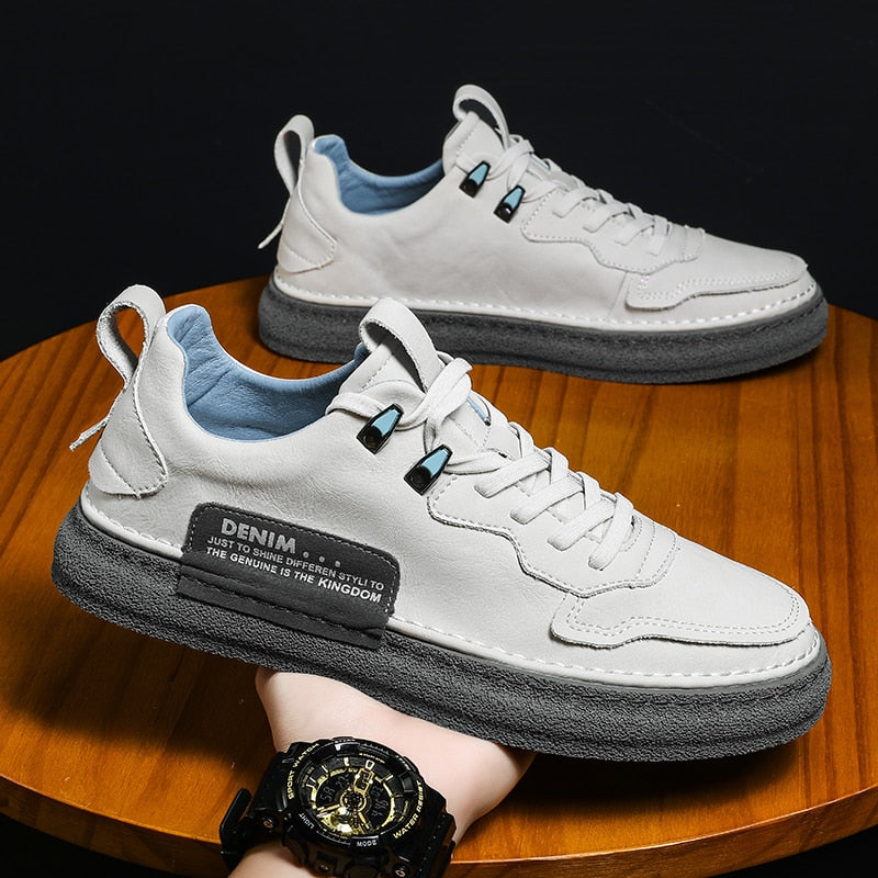 Milano-Calou Comfy Leather Sneaker