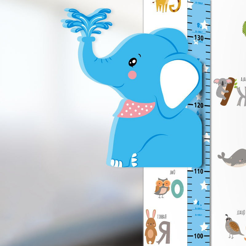 Kids Cute Animal Height Chart