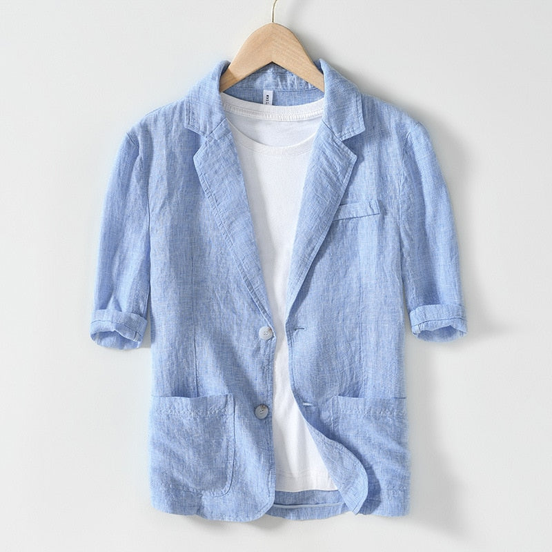 Sebastién Slim Fit Linen Blazer