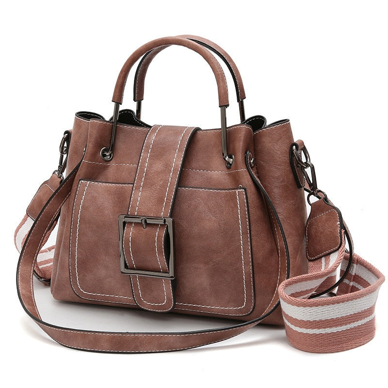 Janveny Classic Vintage Leather Bag