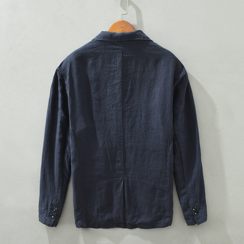 Dîot-Milan Breathable Linen Blazer