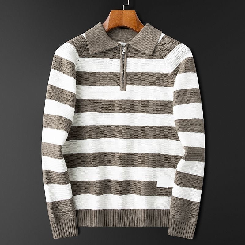 Vinizio Classic Stripe Polo Shirt