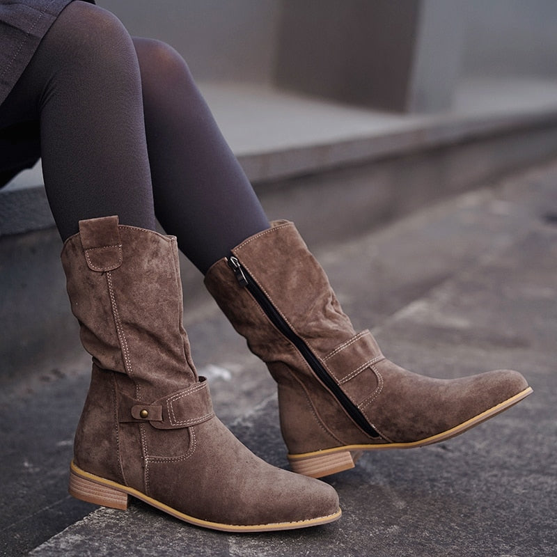 Emilia-Calou Classic Suede Boots