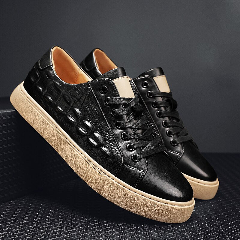Milano-Calou Vintage Leather Sneaker