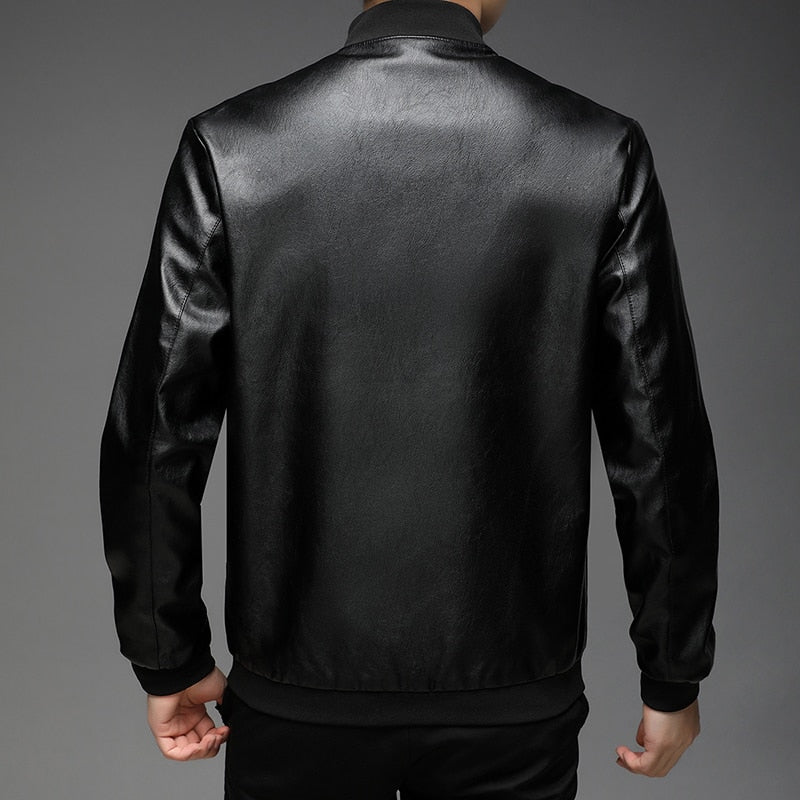 Theodore Henry Elegant Leather Jacket