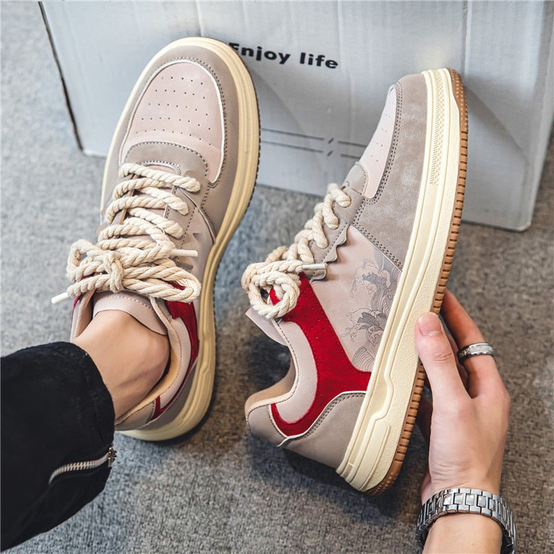 Brooklyn Vulcanized Lace-Up Sneaker