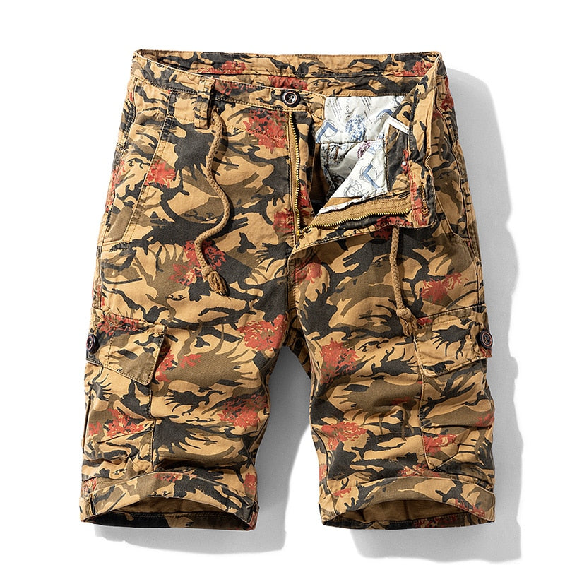 Tom Harding Printed Cargo Shorts
