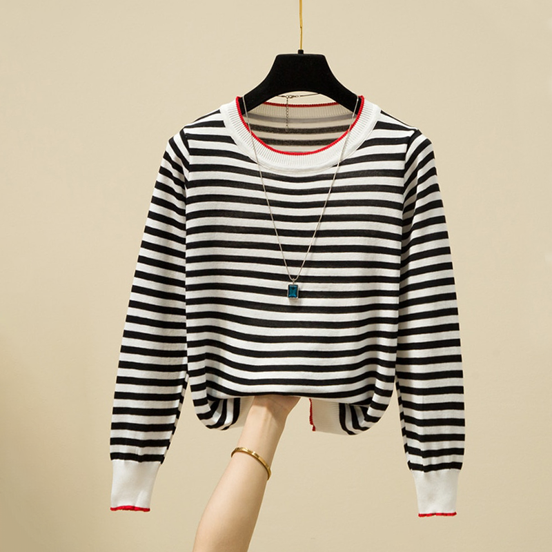Brielle Comfy Stripe Long-Sleeve
