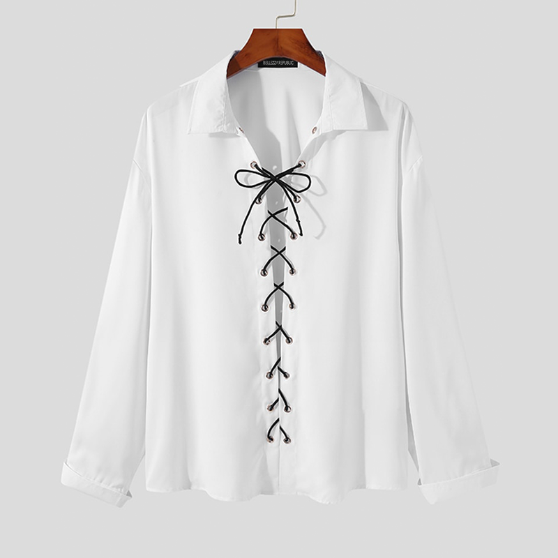 Cleo Stylish Lace Up Shirt