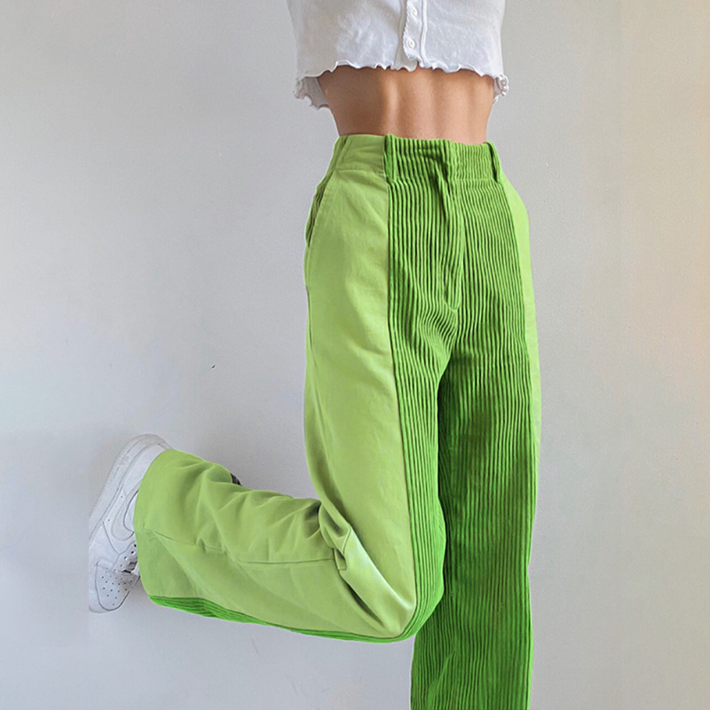 Elena Belccini Vibrant Corduroy Pants