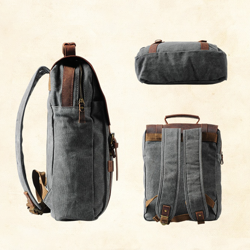 Sebastian Vintage Canvas Backpack