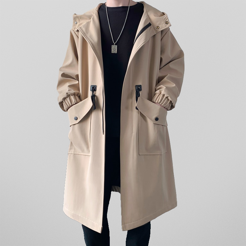 Brooklyn Casual Hooded Overcoat