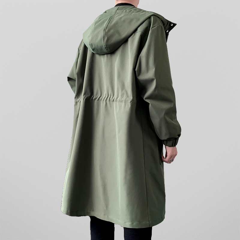 Brooklyn Casual Hooded Overcoat