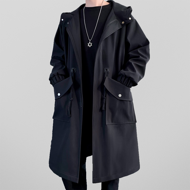 Brooklyn Casual Hooded Overcoat