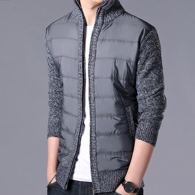 Vinizio Patchwork Sweater Jacket