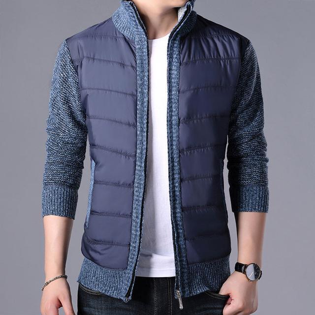 Vinizio Patchwork Sweater Jacket