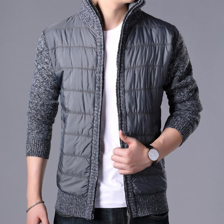 Vinizio Patchwork Sweater Jacket